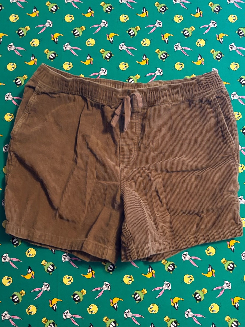 Original Use Brown Corduroy Cargo Shorts